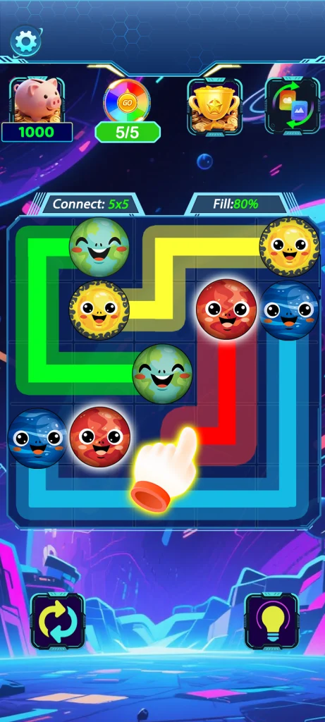 Connect Planets paga
