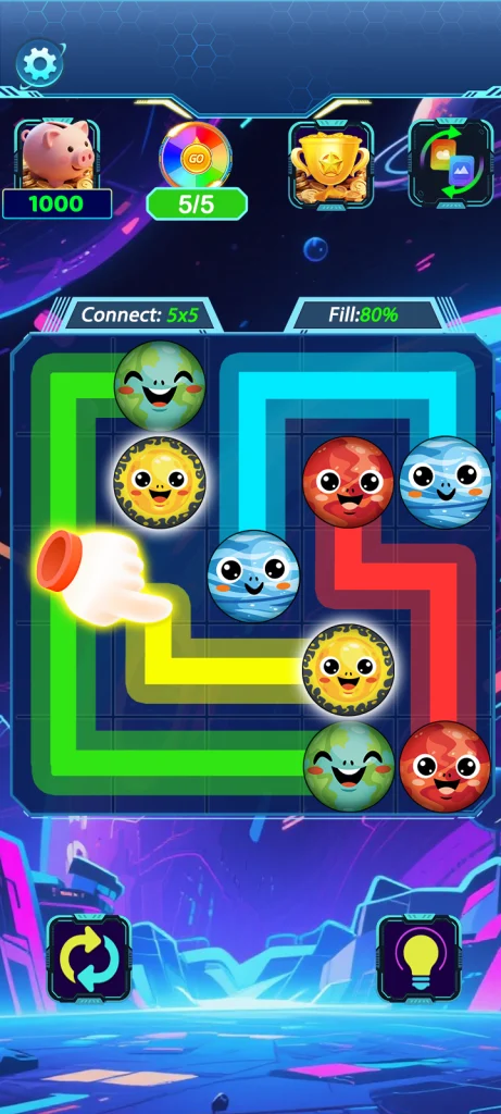 Connect Planets paga