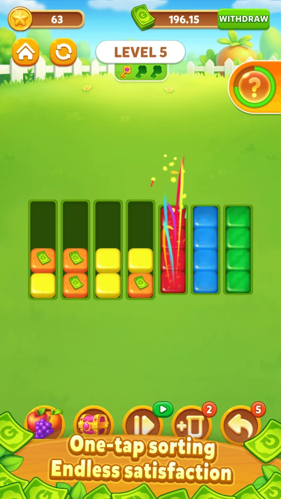 Harvest Cubes - Sort Puzzle paga
