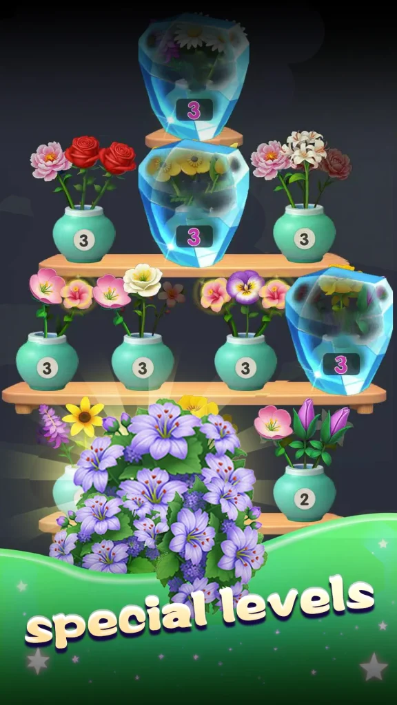 Bloom Match Blast: Garden Ques paga