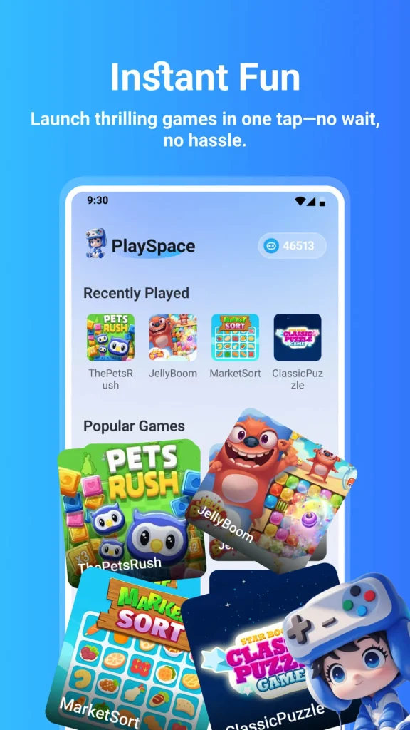 PlaySpace paga
