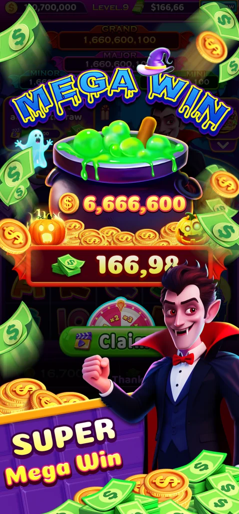 Dracula’s Spin Castle Slots paga