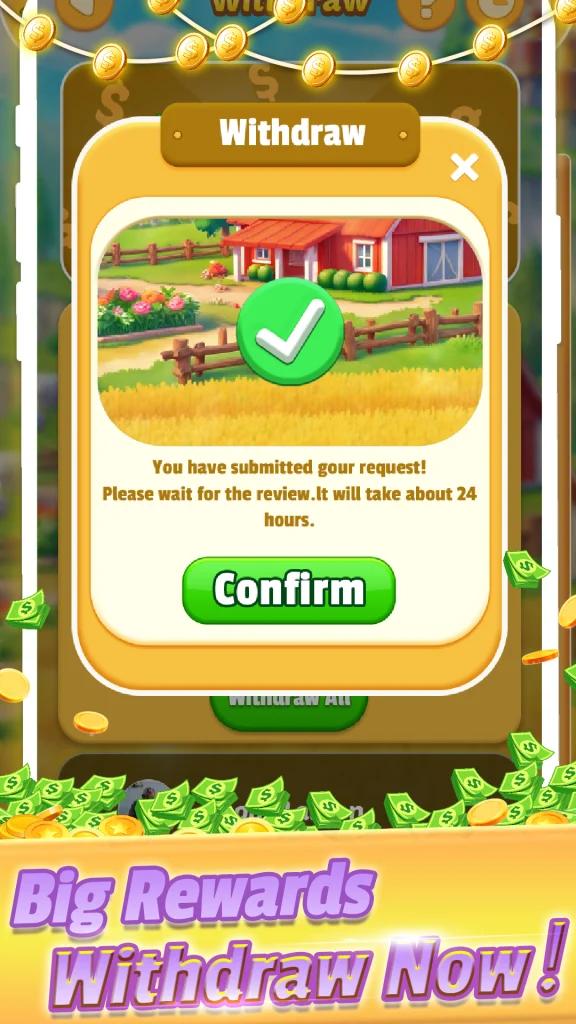 Farm Sort Puzzle: Win Cash paga