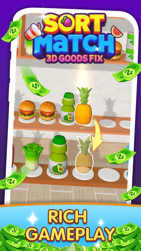 Descargar Sort Match 3D: Goods Fix