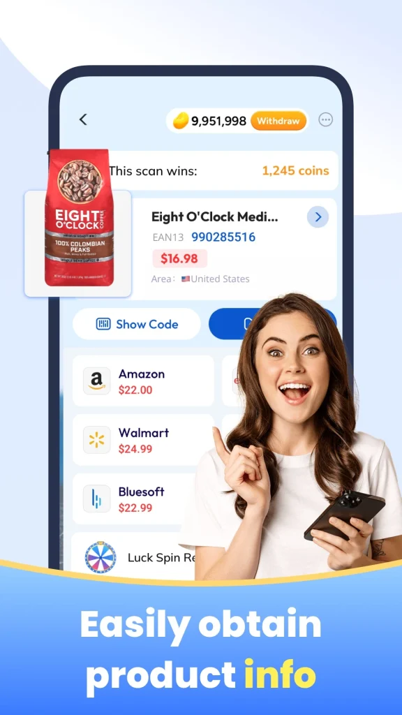 Scan Rush-Barcode Scanner paga