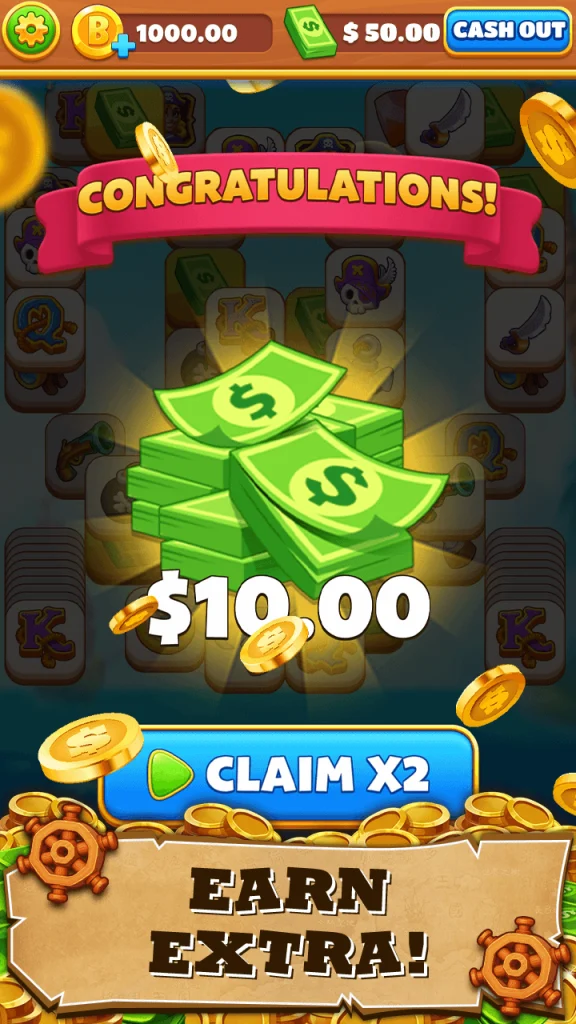 Tile Adventure:Pirate Treasure paga