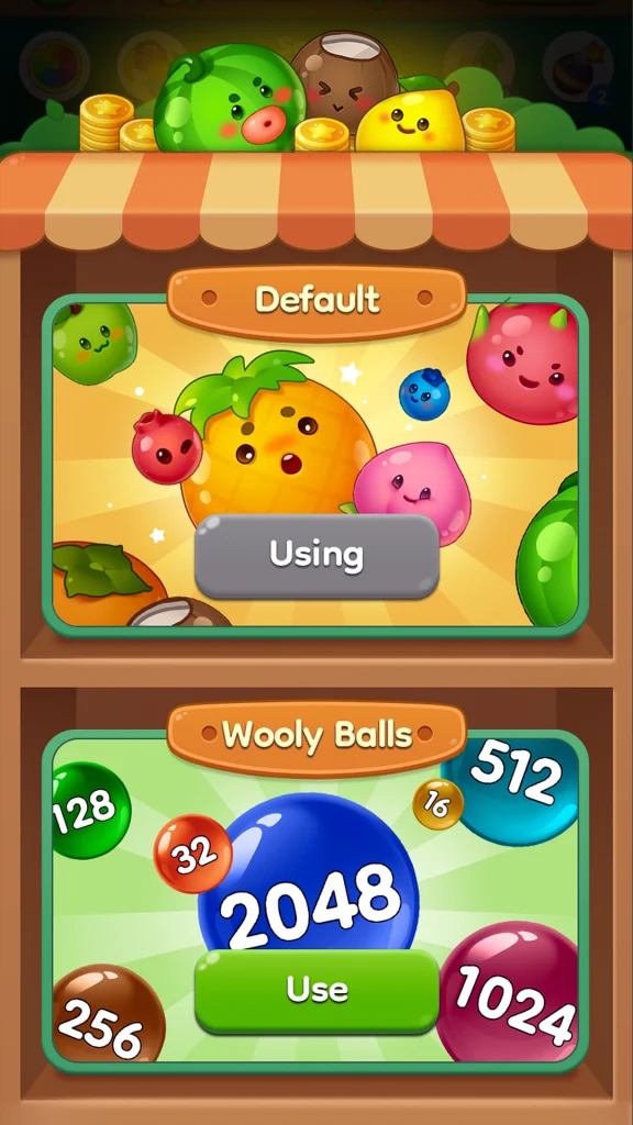 Merge Fruit 2048 paga