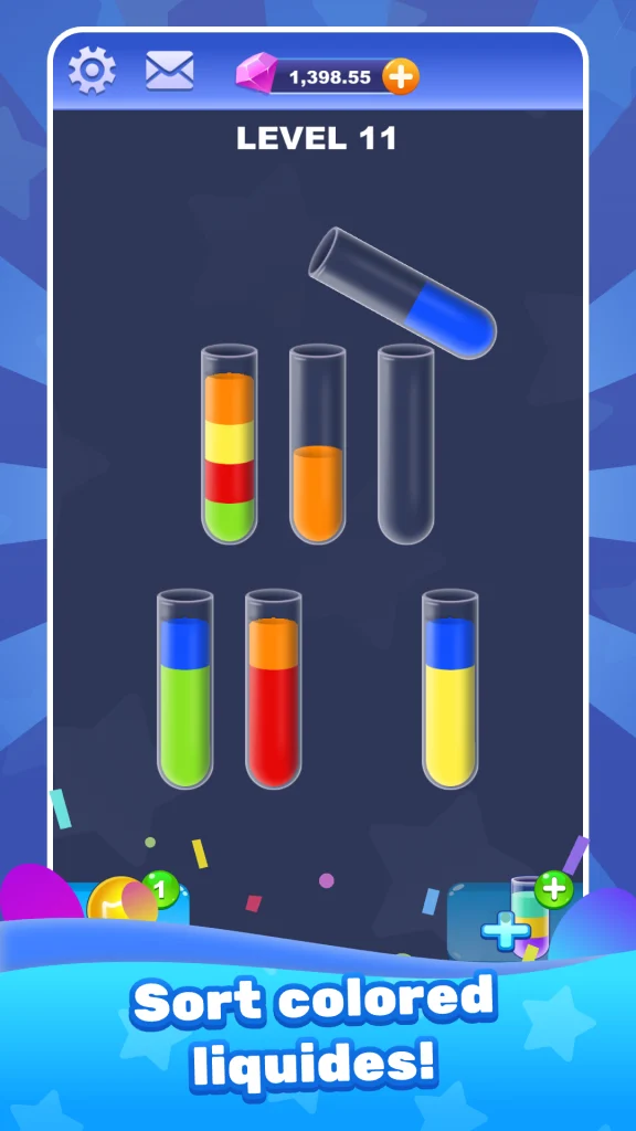 Bottle Sort Splash:Lucky Water paga