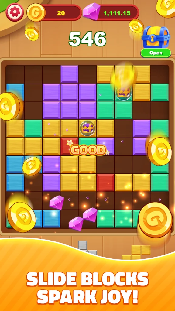 Block Bliss Blast: Wood Winner paga