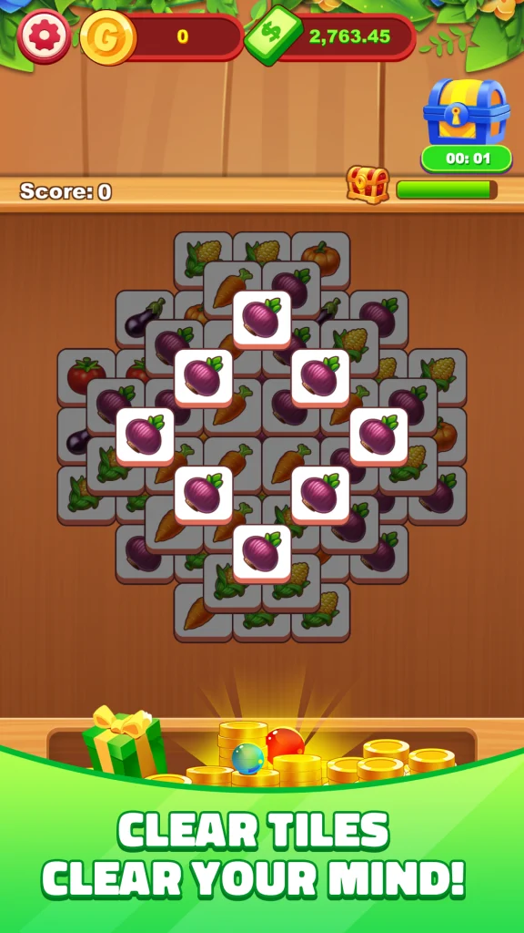 Fruit Tile Match: Wood Winner paga