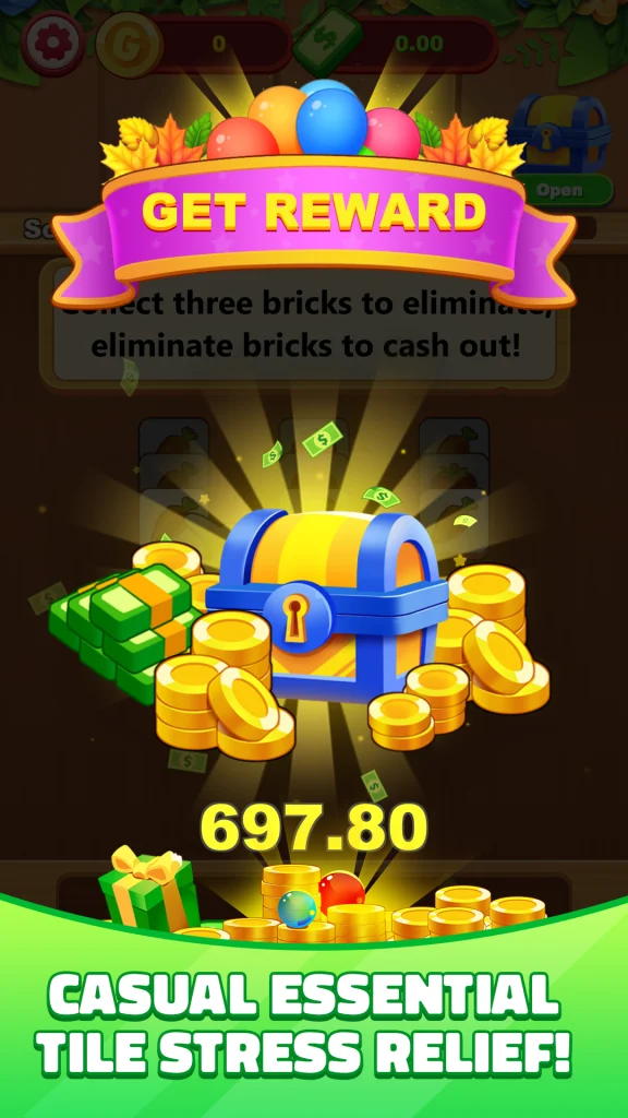 Fruit Tile Match: Wood Winner paga